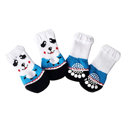 Castle Pets Dog Boots and Paw Protection Bandage – Scratch and Dirt Resistant, Perfect for Small to Medium Pets (White-B, One Size)
